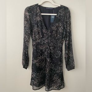 A&F floral button down dress NWT sz S